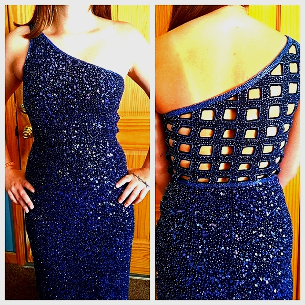 Morgan & Co Prom/Party Dress Lattice Back sz 5/6